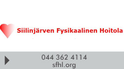 Siilinjärven Fysikaalinen Hoitola Oy logo